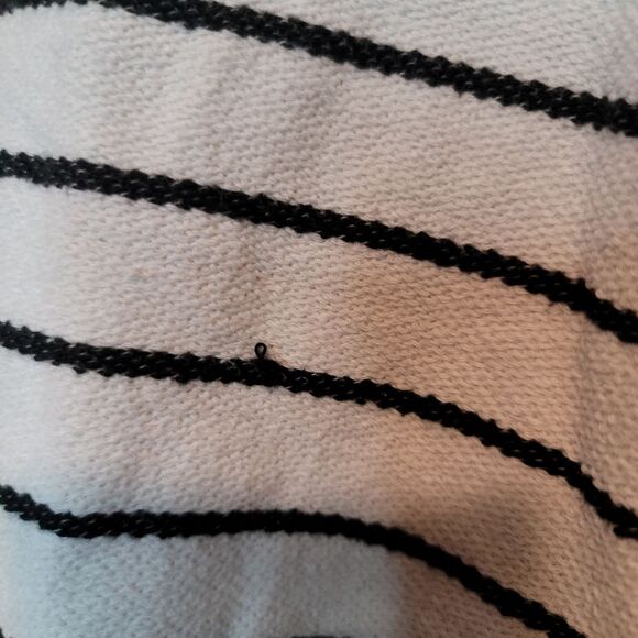 Paper Crane Striped Cropped Cowl Neck Pullover Size Medium - Picture 10 of 15